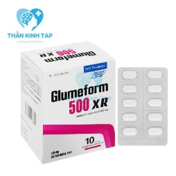 Glumeform 500 xr - Hộp 10 vỉ x 10 viên